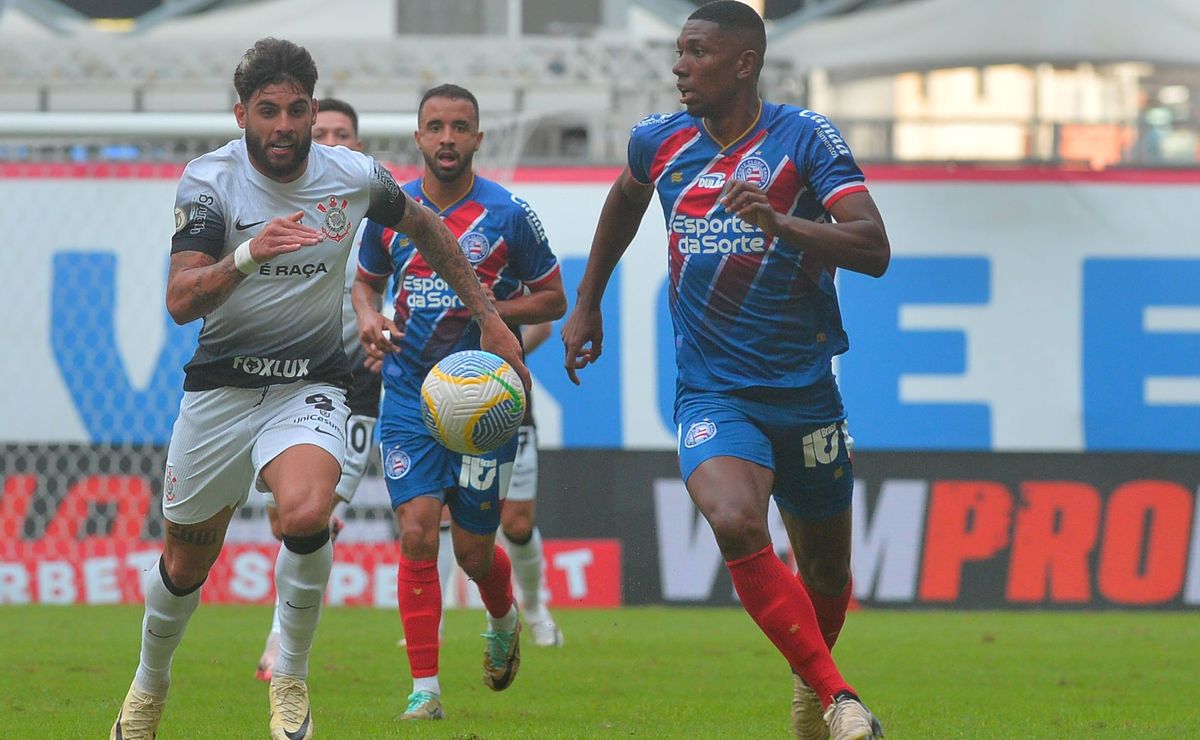 Brasileirão Betano: Corinthians x Bahia – Onde assistir, horário, escalações do jogo, arbitragem e informações principais