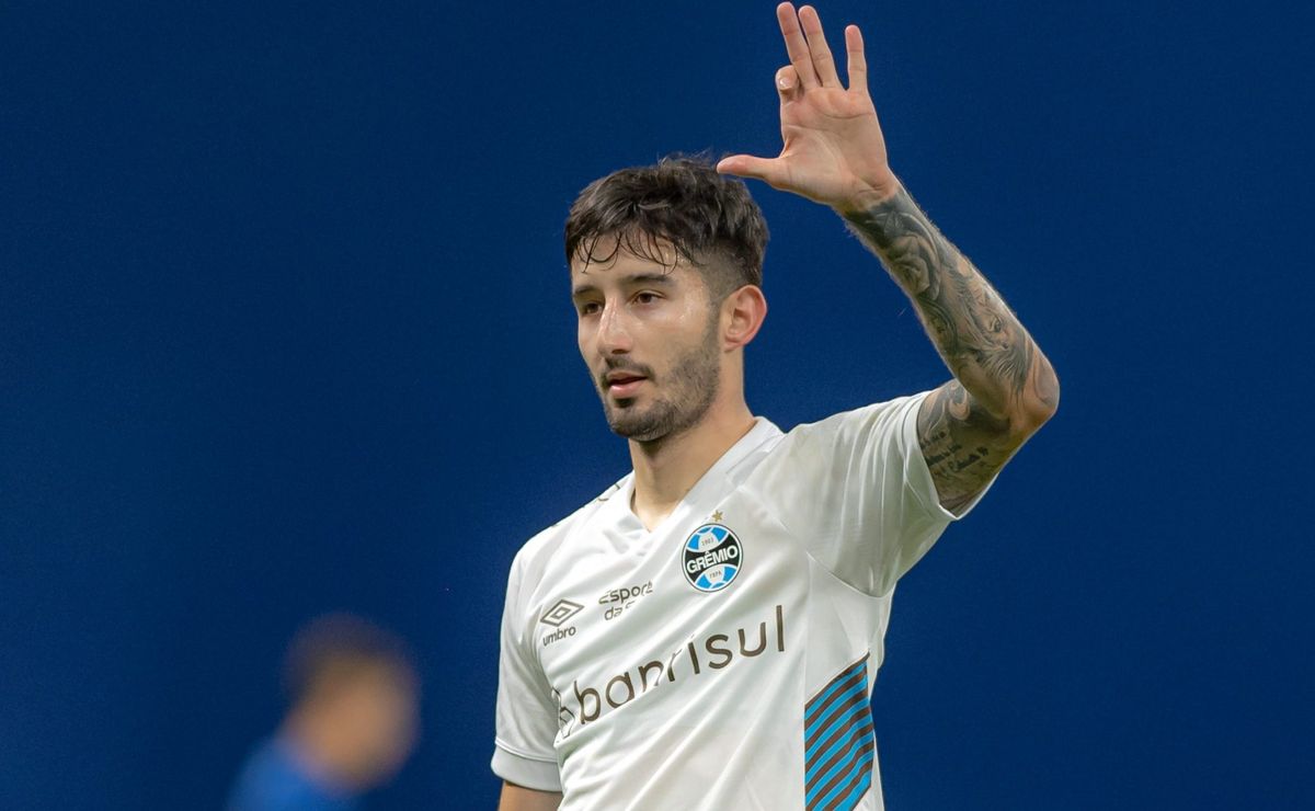 Villasanti falta de reapresentação do Grêmio após ser diagnosticado com conjuntivite