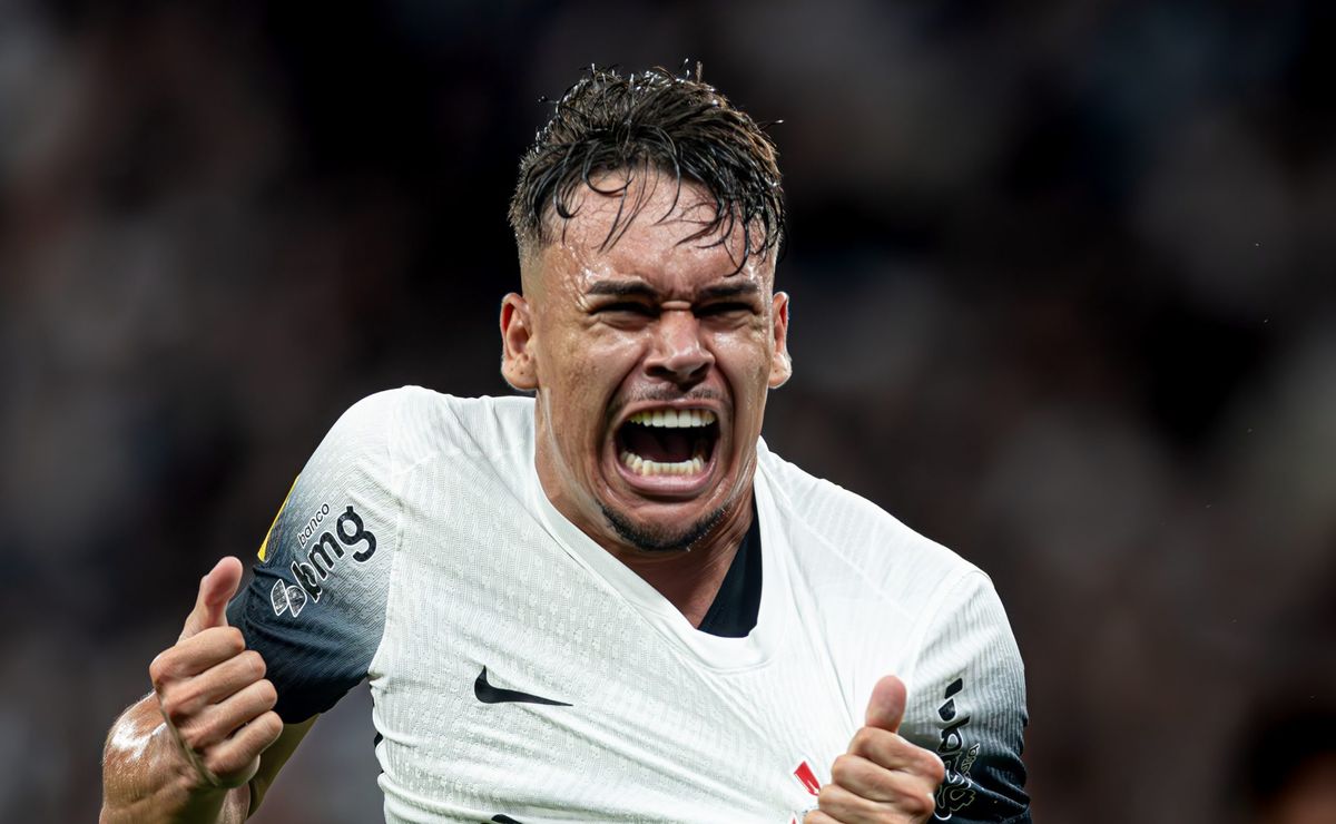 Zagueiro comemora primeiro gol como profissional pelo Corinthians: “Vamos por mais”