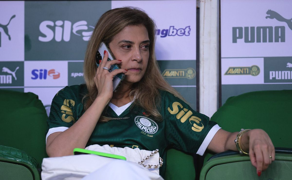 Leila Pereira define plano de improviso para o Palmeiras contar com centroavante de forma imediata