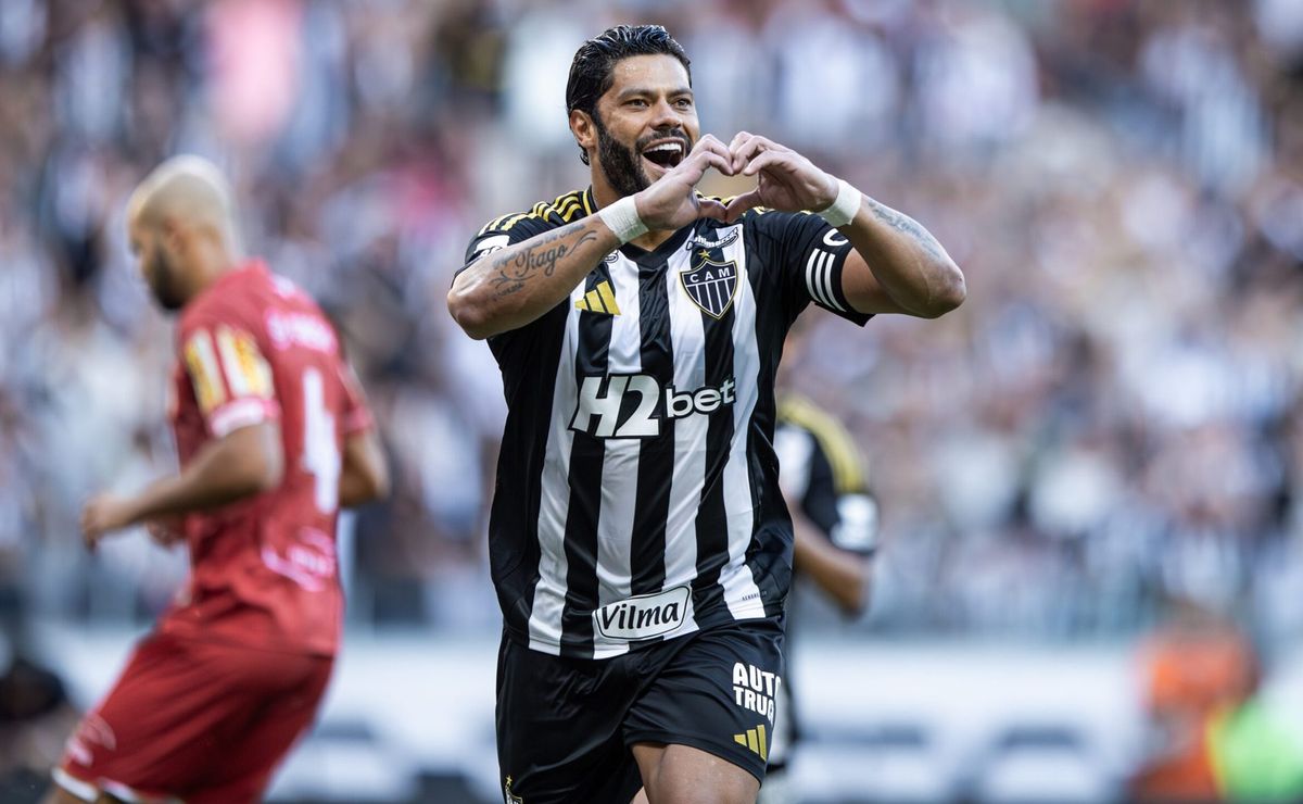 Hulk crava vitória do Atlético-MG e torcida reage: “Nosso Vingador, tá esmagando!”