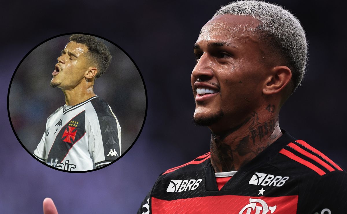 Wesley provoca Philippe Coutinho após Flamengo X Vasco: “Está bravo porque perdeu”