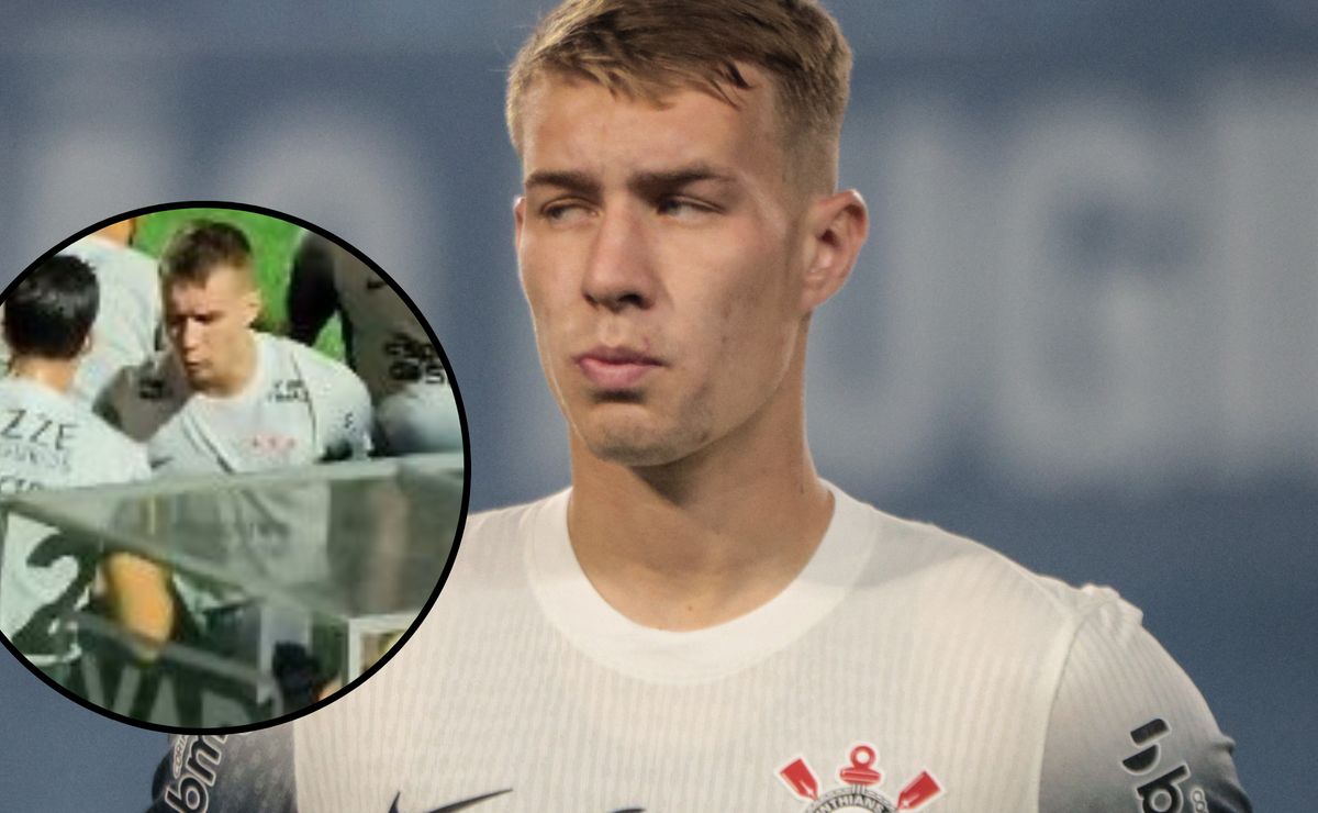 Atitude de Charles é flagrada pelas câmeras em empate de Portuguesa X Corinthians e surpreende