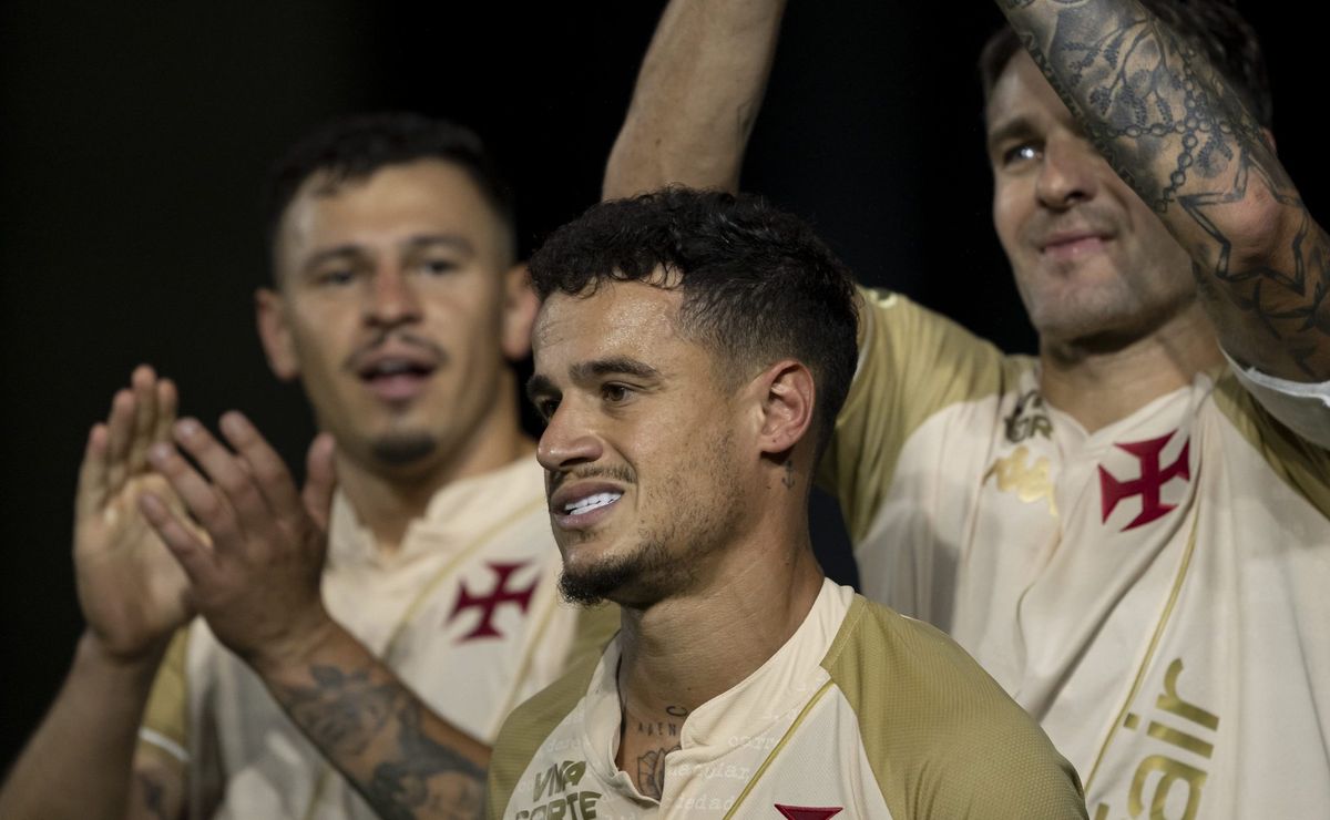 Inteligência Artificial crava Vasco de Philippe Coutinho vencendo União Rondonópolis na Copa do Brasil