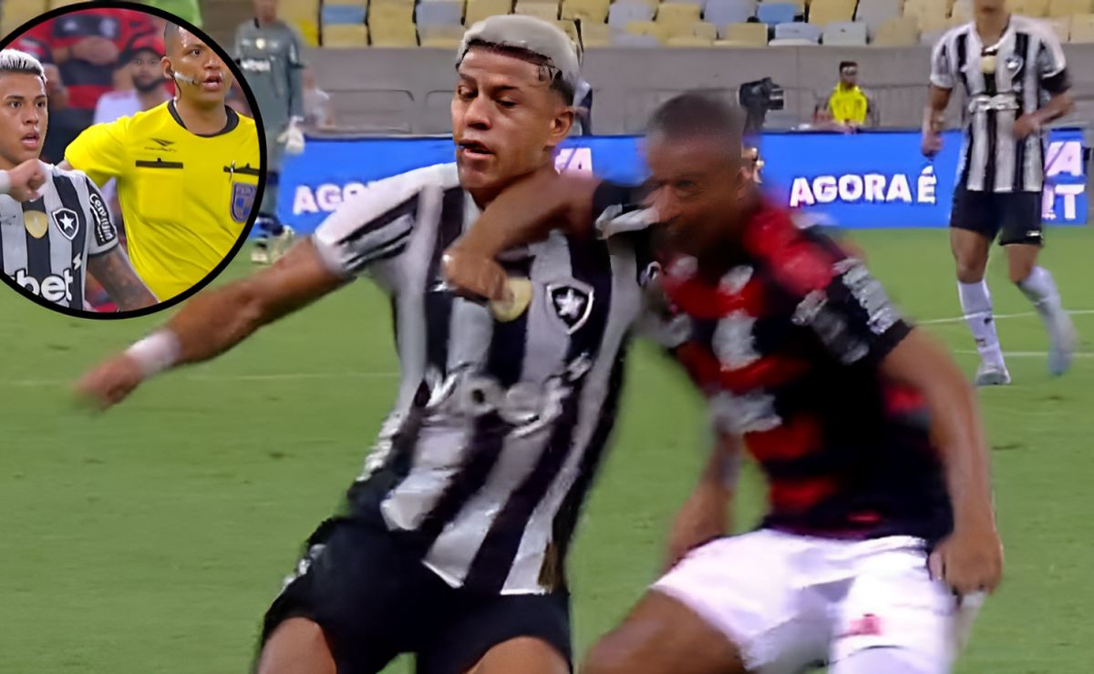 Áudio do VAR sobre cotovelada de De La Cruz é divulgado e motivo de não expulsão deixa Flamengo 'doido'