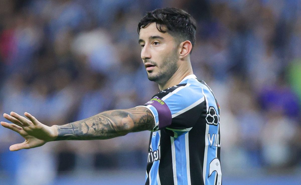 Palmeiras não desiste de Villasanti, mas ofereceu R$ 48 milhões recusados pelo Grêmio, diz setorista