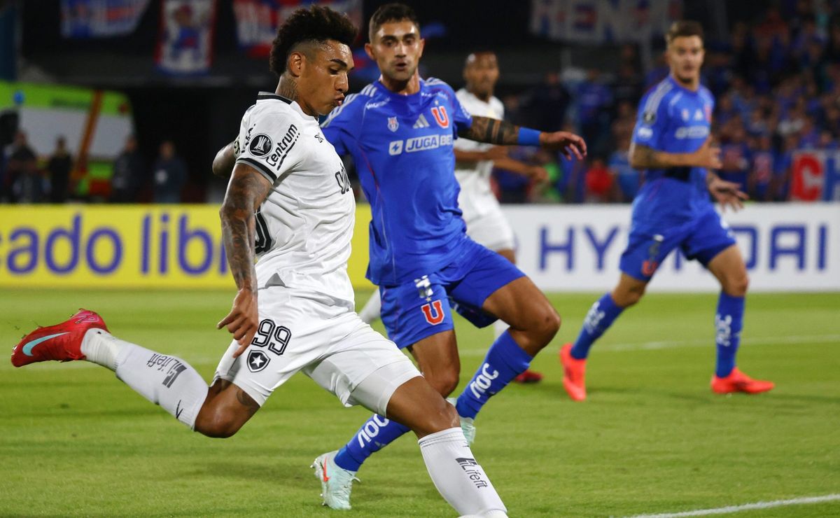 “2 a 1”; Inteligência Artificial revela palpite e crava placar para Botafogo x Universidad de Chile na Copa Libertadores