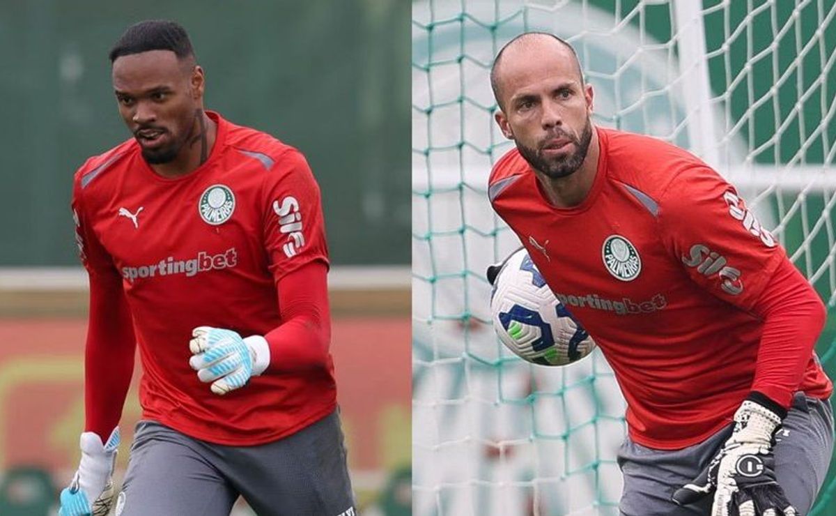 Sem Weverton, Abel testa novo goleiro no Palmeiras e Carlos Miguel treina de titular contra Flamengo