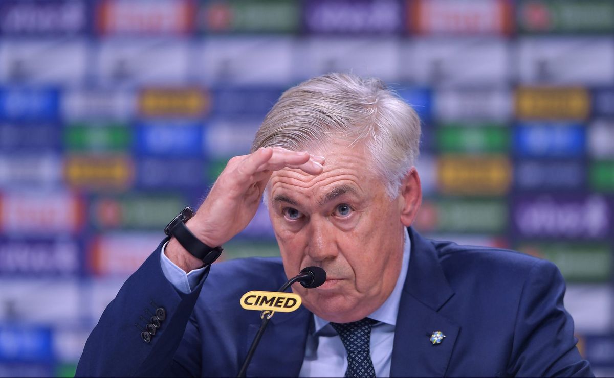 Ancelotti e CBF vão ao Maracanã observar seis jogadores do Flamengo em duelo com o Palmeiras
