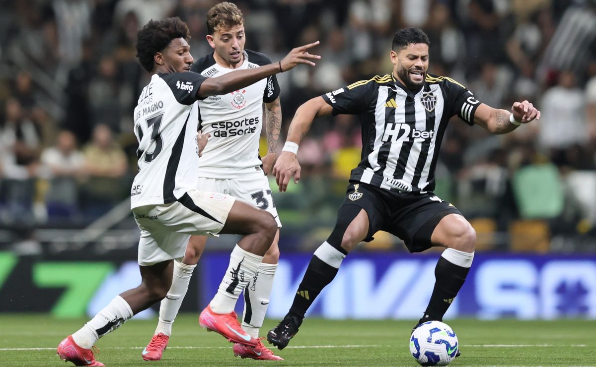 Inteligência artificial prevê Corinthians x Atlético-MG com vitória do time de Hulk sobre equipe de Memphis