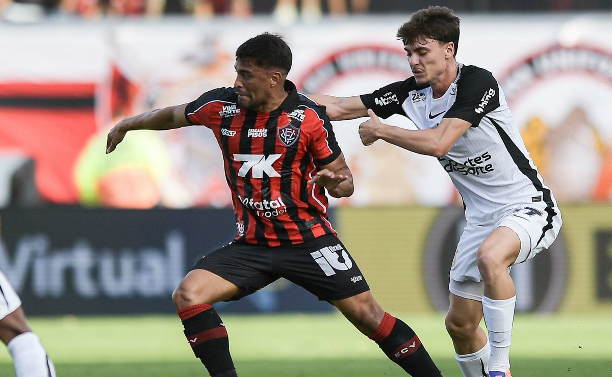 Torcida do Corinthians critica escanteio mal cobrado contra o Vitória: “Esse é o time de Dorival?”