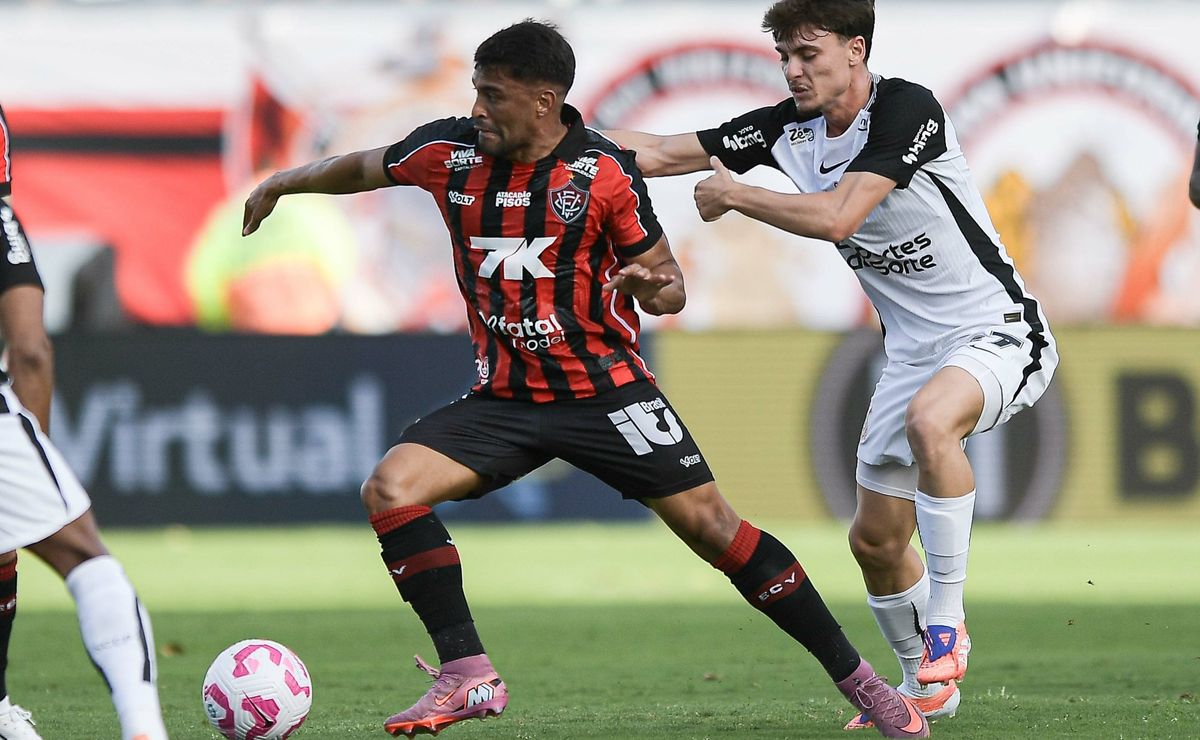 Corinthians sofre críticas da torcida após desempenho abaixo no Brasileirão contra o Vitória