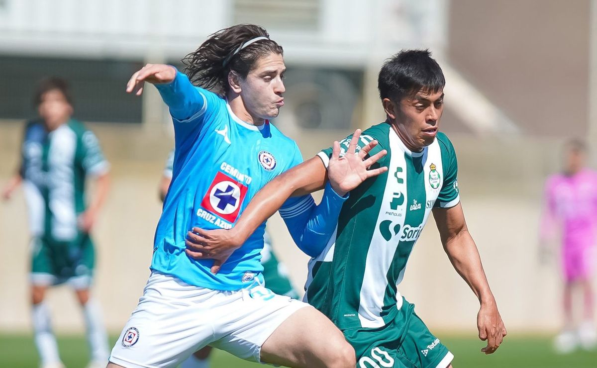 Más líder que nunca: Cruz Azul Sub 23 vence a Santos con su nuevo DT y suma su cuarto triunfo en fila