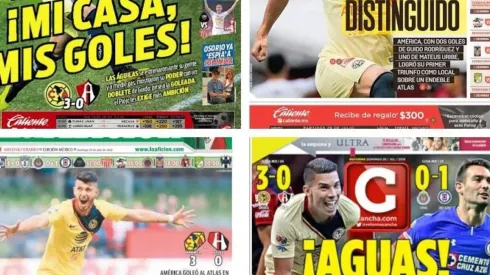 América acaparó las portadas.