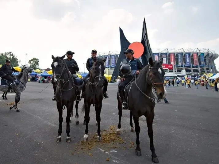 Máxima seguridad policial para Clásico Capitalino entre América y Pumas