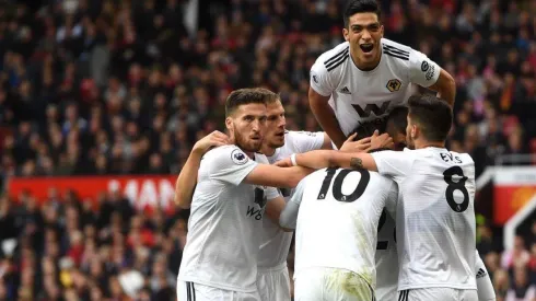 Jiménez festejó en Old Trafford