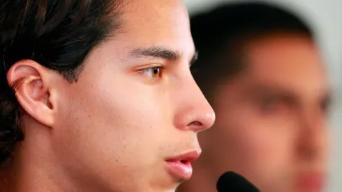 Lainez chocó su auto.