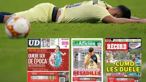 Hoy las portadas siguen aludiendo al penal fallado por Mateus