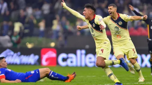 Edson Álvarez celebra el primer gol ante América en la final. (Foto: Jam Media)