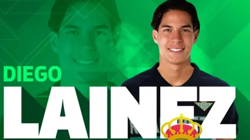Real Betis le da la bienvenida a Diego Lainez como refuerzo del club.