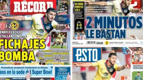 América acaparó las portadas tras su debut en la Copa MX.
