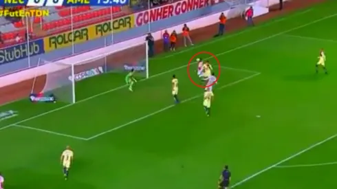 Herrera abrió el marcador en el Estadio Victoria.