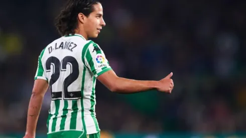 Lainez jugó una hora contra Espanyol por la Copa del Rey.