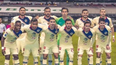 El equipo del América que inició el juego ante Necaxa por la Copa MX.