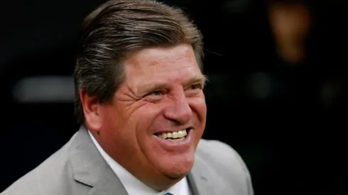 Piojo Herrera en el partido frente a Necaxa.