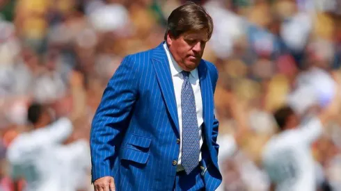 Miguel Herrera en el partido frente a Pumas.