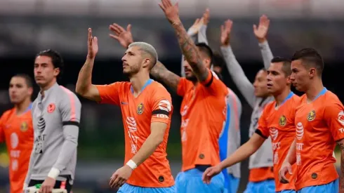 América en el partido frente a Pachuca.