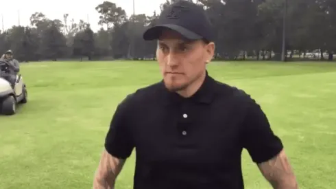 Castillo viendo el World Golf Championships.