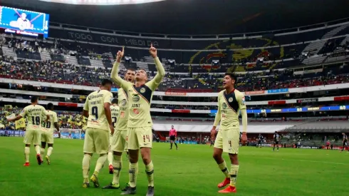 El colombiano anotó su primer gol con las Águilas