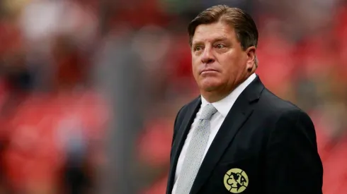 Miguel Herrera en el partido frente a Puebla.