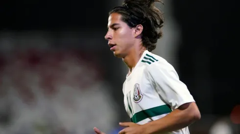 Lainez llegó a San Diego para sumarse a la concentración del Tricolor.