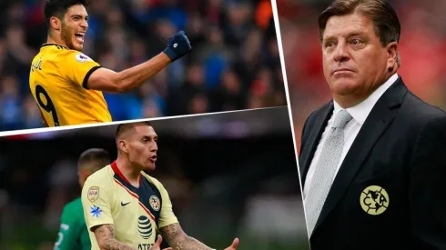 Miguel Herrera cambiaría a Nicolás Castillo por Raúl Jiménez.