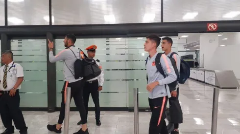 Plantel de América en su llegada a la Ciudad de México.