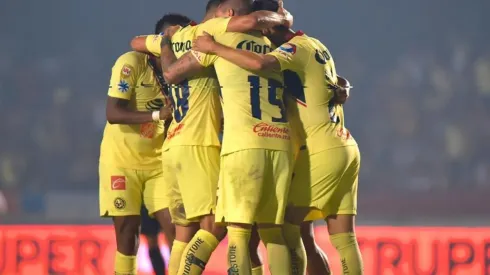América celebrando el triunfo en Veracruz.