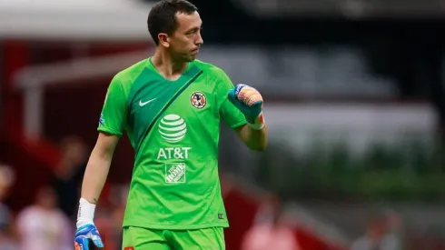 Agustín Marchesín en el partido con el América.