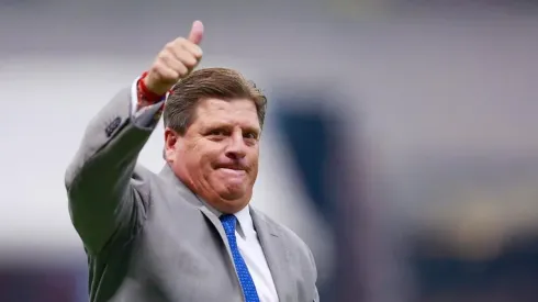 Miguel Herrera en el encuentro de ida.