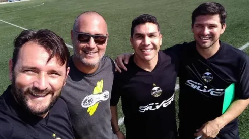 Salvador Cabañas en el cuerpo técnico de Cafetaleros.