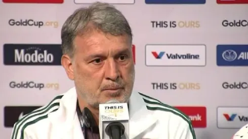 Gerardo Martino en conferencia de prensa.