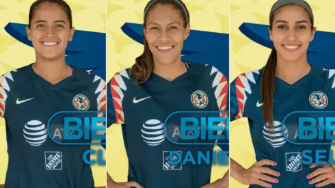 Las nuevas jugadoras de América Femenil.