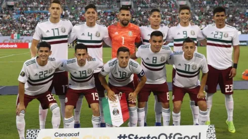 Formación titular de México ante Martinica.