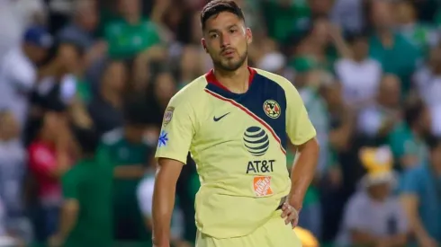 Bruno Valdez en el partido ante León.