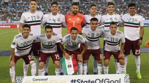 Formación titular en el partido ante Martinica.