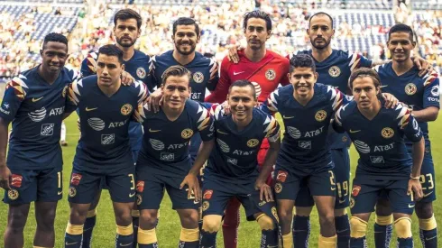 Formación de América vs River Plate.