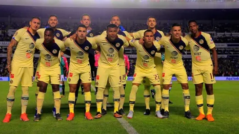 Formación titular de América.