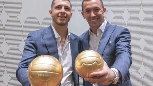 Guido Rodríguez y Agustín Marchesín fueron los ganadores del América en la gala de los Balones de Oro