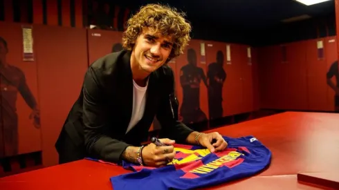 Antoine Griezmann en el Barcelona.